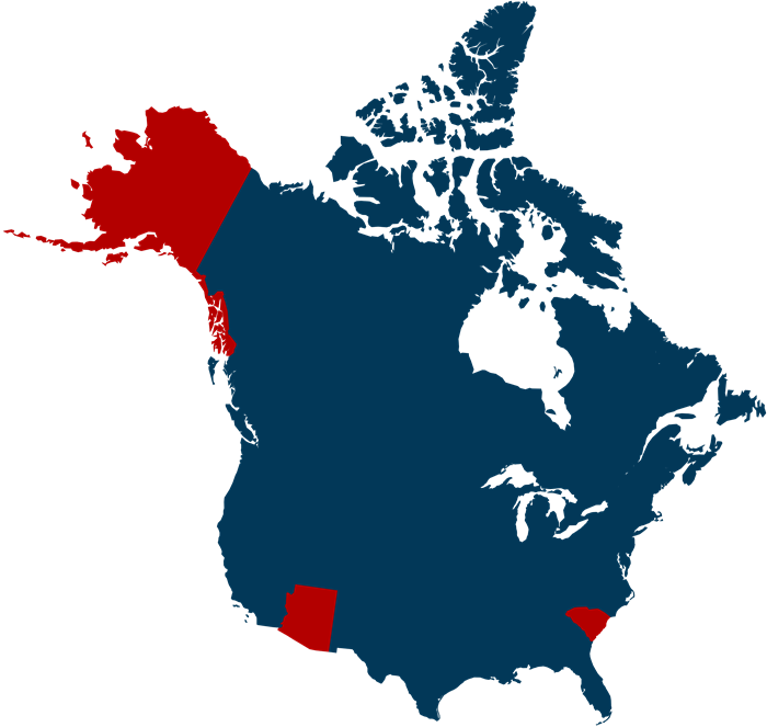 Map where I've worked